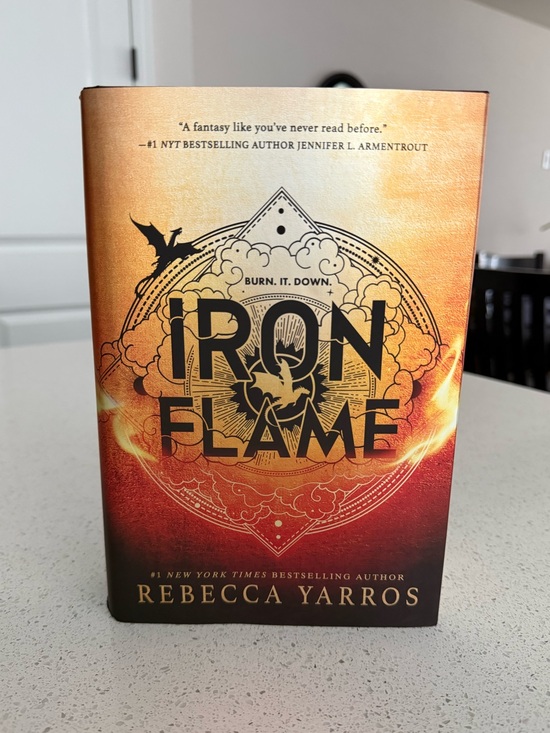 Other - Iron Flame by Rebecca Yarros — Orange & Black Hardcover